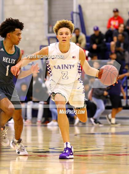 Thumbnail 3 in St. Augustine vs. Helix (San Diego Tip-Off Challenge) photogallery.