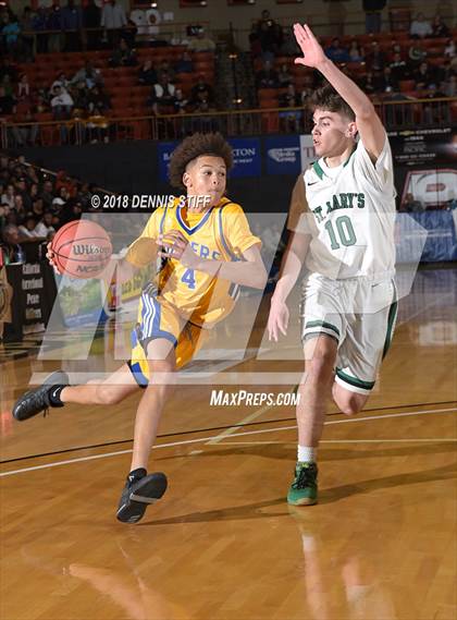Thumbnail 2 in Grant vs. St. Mary's (CIF SJS D2 Final) photogallery.