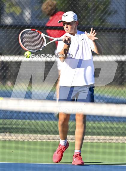 Thumbnail 2 in Jay County vs Delta (IHSAA Region 14 Semifinal)  photogallery.