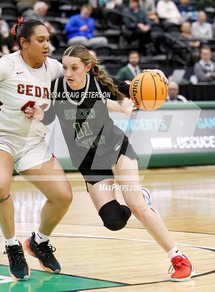 Thumbnail 3 in Green Canyon vs. Cedar (UHSAA 4A Quarterfinals) photogallery.