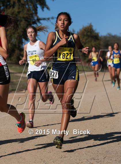 Thumbnail 2 in CIF State Cross Country Championships (D1 Girls Race) photogallery.
