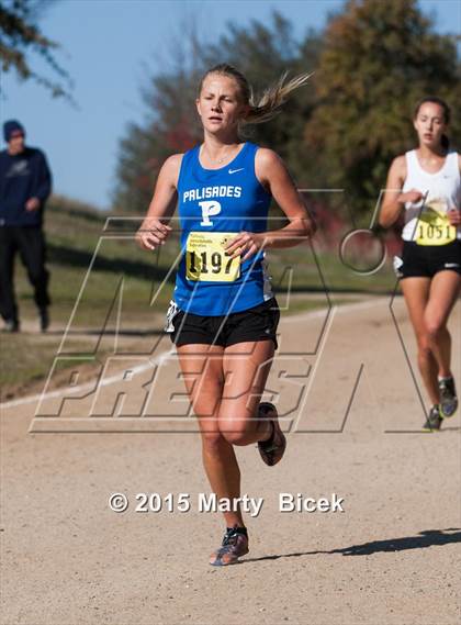 Thumbnail 2 in CIF State Cross Country Championships (D1 Girls Race) photogallery.