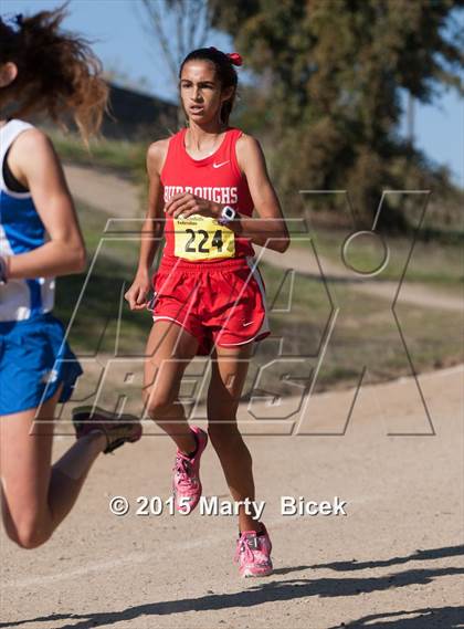 Thumbnail 2 in CIF State Cross Country Championships (D1 Girls Race) photogallery.