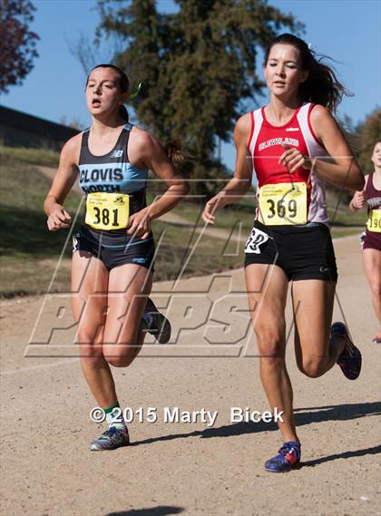 Thumbnail 3 in CIF State Cross Country Championships (D1 Girls Race) photogallery.