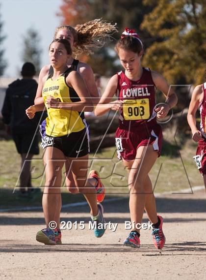 Thumbnail 2 in CIF State Cross Country Championships (D1 Girls Race) photogallery.