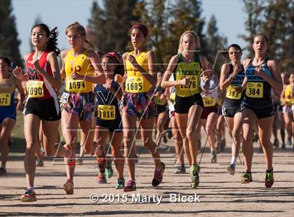 Thumbnail 3 in CIF State Cross Country Championships (D1 Girls Race) photogallery.