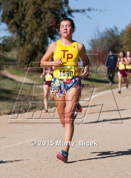 Thumbnail 2 in CIF State Cross Country Championships (D1 Girls Race) photogallery.