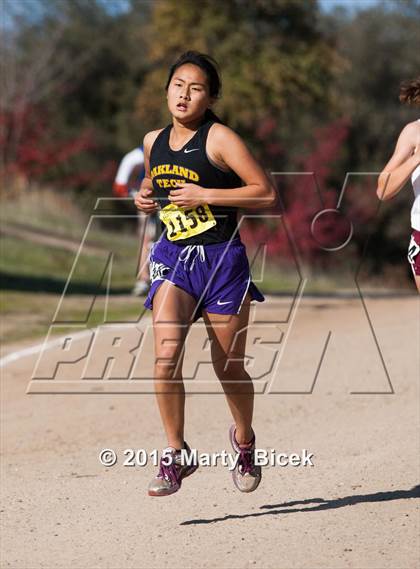 Thumbnail 1 in CIF State Cross Country Championships (D1 Girls Race) photogallery.