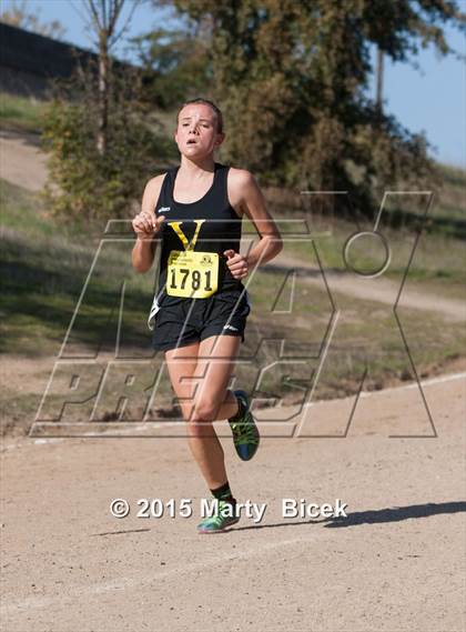 Thumbnail 2 in CIF State Cross Country Championships (D1 Girls Race) photogallery.