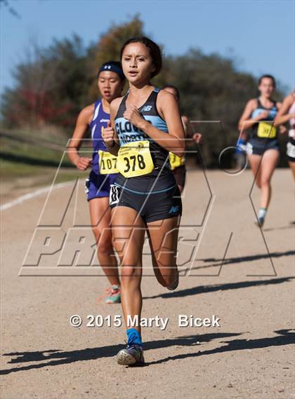 Thumbnail 3 in CIF State Cross Country Championships (D1 Girls Race) photogallery.