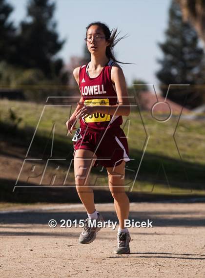 Thumbnail 1 in CIF State Cross Country Championships (D1 Girls Race) photogallery.