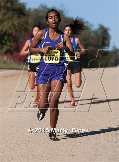 Thumbnail 3 in CIF State Cross Country Championships (D1 Girls Race) photogallery.