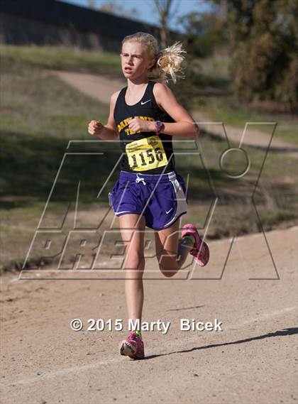 Thumbnail 3 in CIF State Cross Country Championships (D1 Girls Race) photogallery.