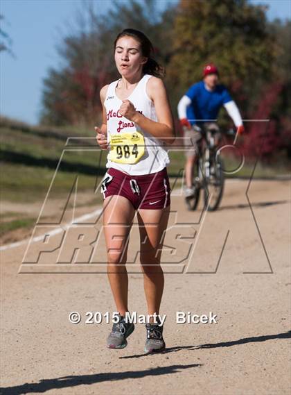 Thumbnail 3 in CIF State Cross Country Championships (D1 Girls Race) photogallery.