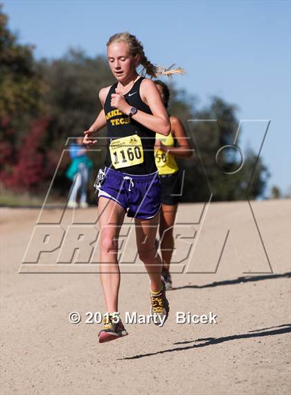 Thumbnail 3 in CIF State Cross Country Championships (D1 Girls Race) photogallery.
