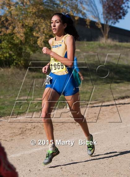 Thumbnail 2 in CIF State Cross Country Championships (D1 Girls Race) photogallery.