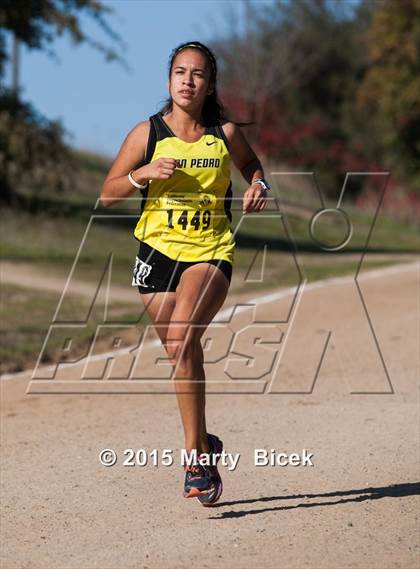 Thumbnail 2 in CIF State Cross Country Championships (D1 Girls Race) photogallery.