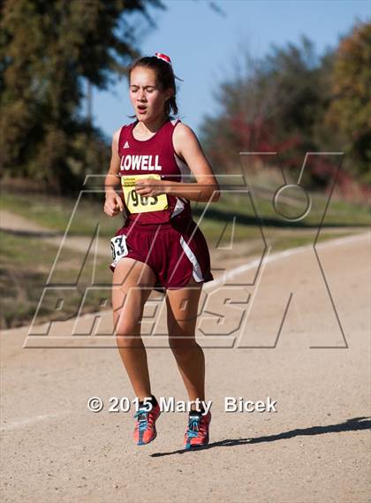 Thumbnail 3 in CIF State Cross Country Championships (D1 Girls Race) photogallery.