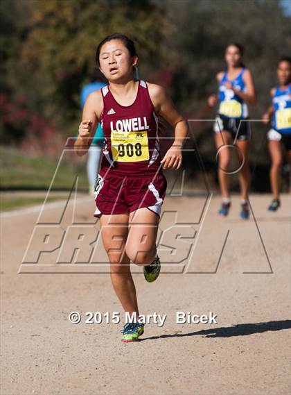 Thumbnail 3 in CIF State Cross Country Championships (D1 Girls Race) photogallery.
