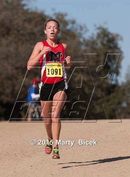 Thumbnail 3 in CIF State Cross Country Championships (D1 Girls Race) photogallery.
