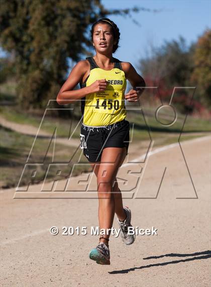 Thumbnail 3 in CIF State Cross Country Championships (D1 Girls Race) photogallery.
