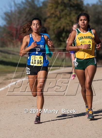 Thumbnail 3 in CIF State Cross Country Championships (D1 Girls Race) photogallery.