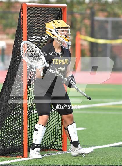Thumbnail 2 in Cardinal Gibbons vs. Topsail (4A East Regional Final) photogallery.