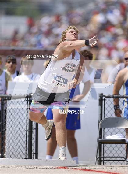 Thumbnail 1 in Class 2 Shot Put (MSHSAA State Championship photogallery.
