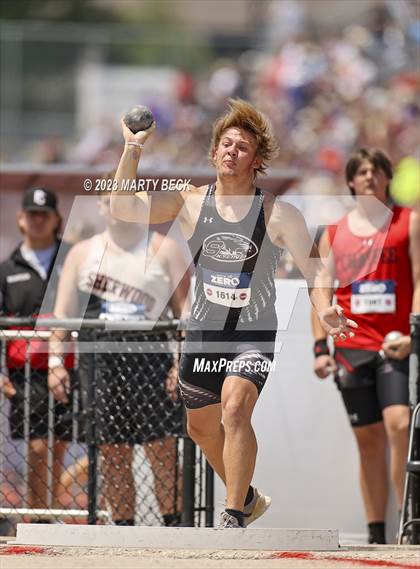 Thumbnail 3 in Class 2 Shot Put (MSHSAA State Championship photogallery.