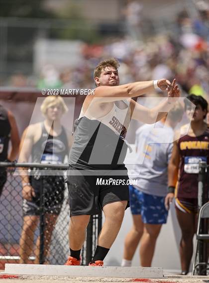Thumbnail 2 in Class 2 Shot Put (MSHSAA State Championship photogallery.