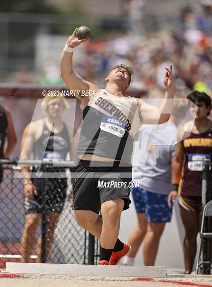 Thumbnail 1 in Class 2 Shot Put (MSHSAA State Championship photogallery.