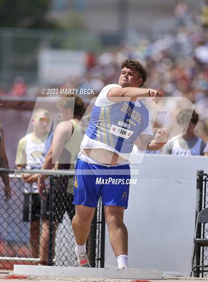 Thumbnail 3 in Class 2 Shot Put (MSHSAA State Championship photogallery.