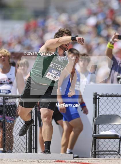 Thumbnail 2 in Class 2 Shot Put (MSHSAA State Championship photogallery.