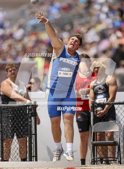 Thumbnail 1 in Class 2 Shot Put (MSHSAA State Championship photogallery.