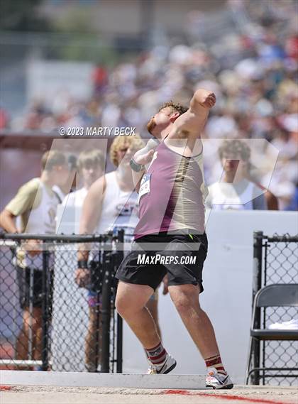 Thumbnail 3 in Class 2 Shot Put (MSHSAA State Championship photogallery.
