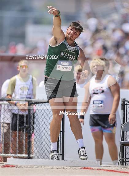 Thumbnail 2 in Class 2 Shot Put (MSHSAA State Championship photogallery.