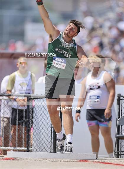 Thumbnail 3 in Class 2 Shot Put (MSHSAA State Championship photogallery.