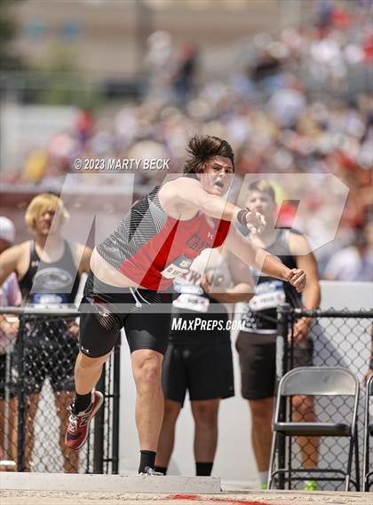 Thumbnail 3 in Class 2 Shot Put (MSHSAA State Championship photogallery.