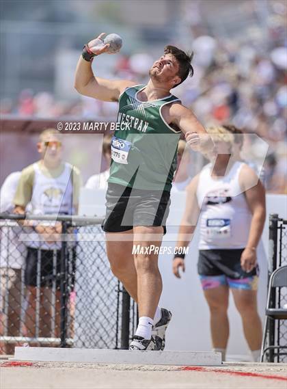Thumbnail 3 in Class 2 Shot Put (MSHSAA State Championship photogallery.