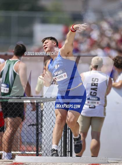 Thumbnail 1 in Class 2 Shot Put (MSHSAA State Championship photogallery.