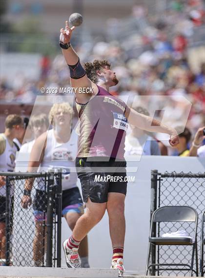 Thumbnail 2 in Class 2 Shot Put (MSHSAA State Championship photogallery.