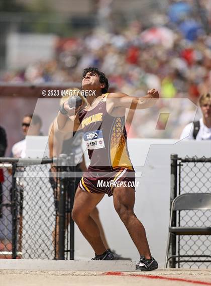 Thumbnail 1 in Class 2 Shot Put (MSHSAA State Championship photogallery.