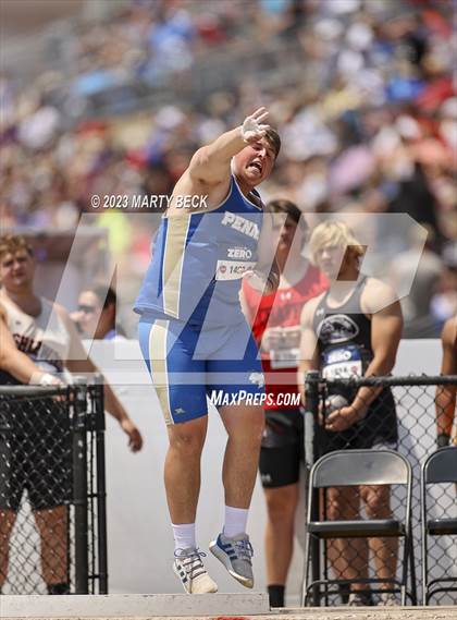 Thumbnail 3 in Class 2 Shot Put (MSHSAA State Championship photogallery.