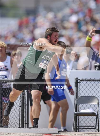 Thumbnail 3 in Class 2 Shot Put (MSHSAA State Championship photogallery.