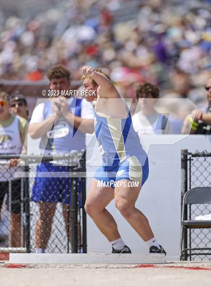 Thumbnail 3 in Class 2 Shot Put (MSHSAA State Championship photogallery.
