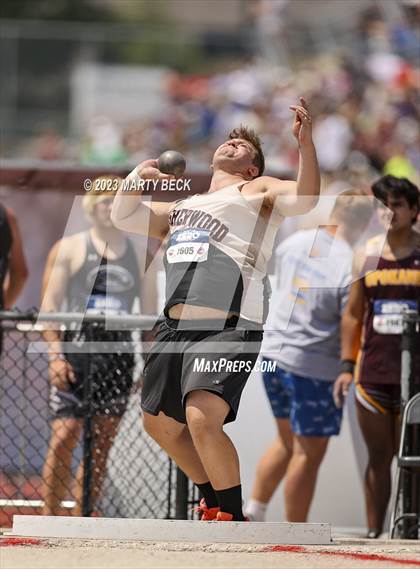 Thumbnail 3 in Class 2 Shot Put (MSHSAA State Championship photogallery.