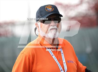 Thumbnail 3 in NCHSAA Women's Tennis Doubles 3A Championship - Day 2 photogallery.