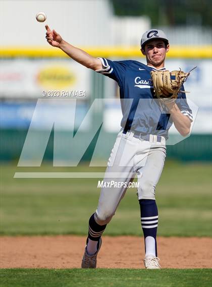 Thumbnail 3 in Woodland vs. Casa Roble (CIF SJS D4 Playoff) photogallery.