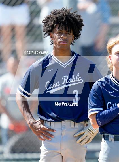 Thumbnail 2 in Woodland vs. Casa Roble (CIF SJS D4 Playoff) photogallery.