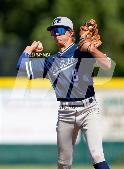 Thumbnail 3 in Woodland vs. Casa Roble (CIF SJS D4 Playoff) photogallery.